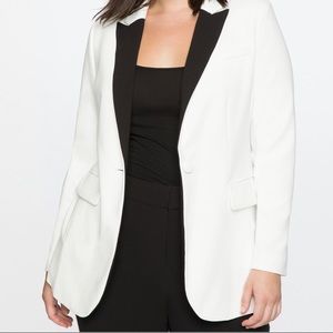 White Tuxedo Blazer